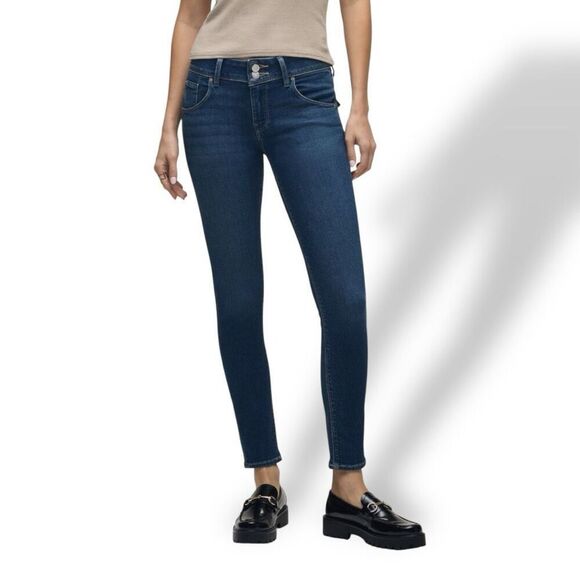 Hudson Collin Flap Dark-Wash Skinny Jeans Sz 25 - Picture 1 of 12